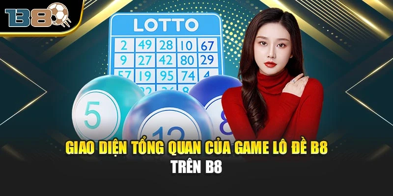 Giao diện tổng quan của game Lô đề B8 trên B8